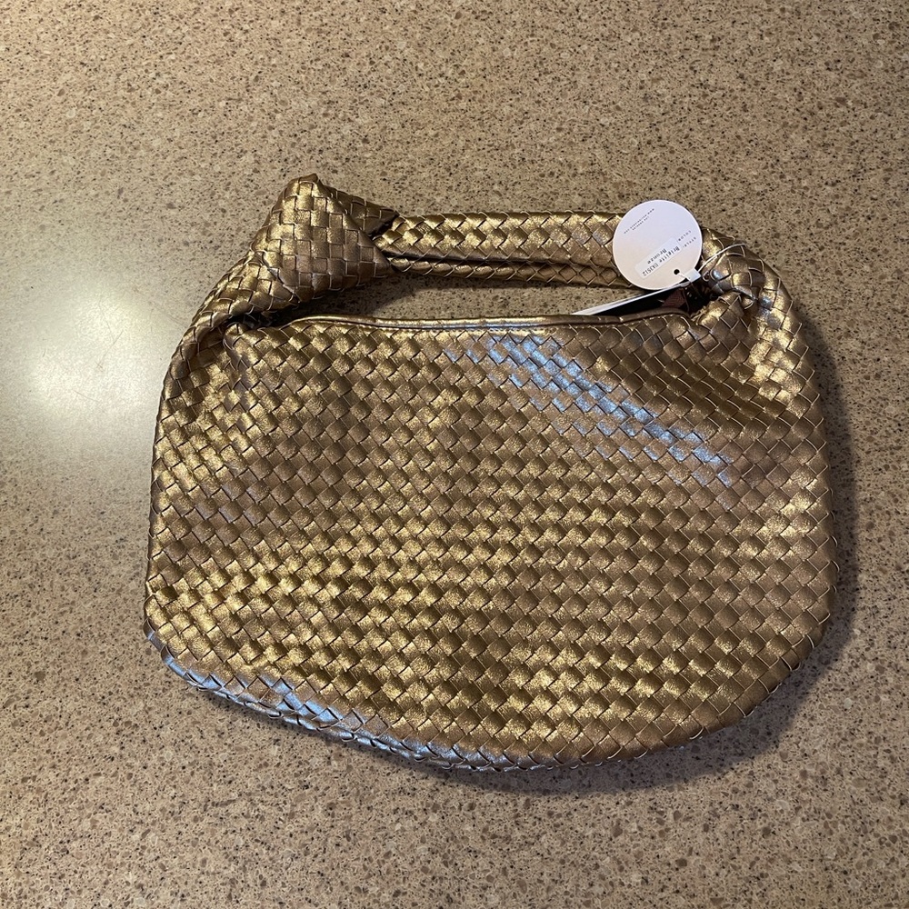 Make an offer!! Make an offer!! Melie Bianco Woven Brigitte in Bronze
